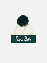 Man beanie with pompon