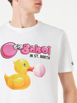 Man cotton t-shirt with ducky Big Babol print | BIG BABOL® SPECIAL EDITION