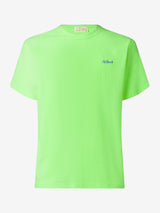 T-shirt da uomo in cotone verde