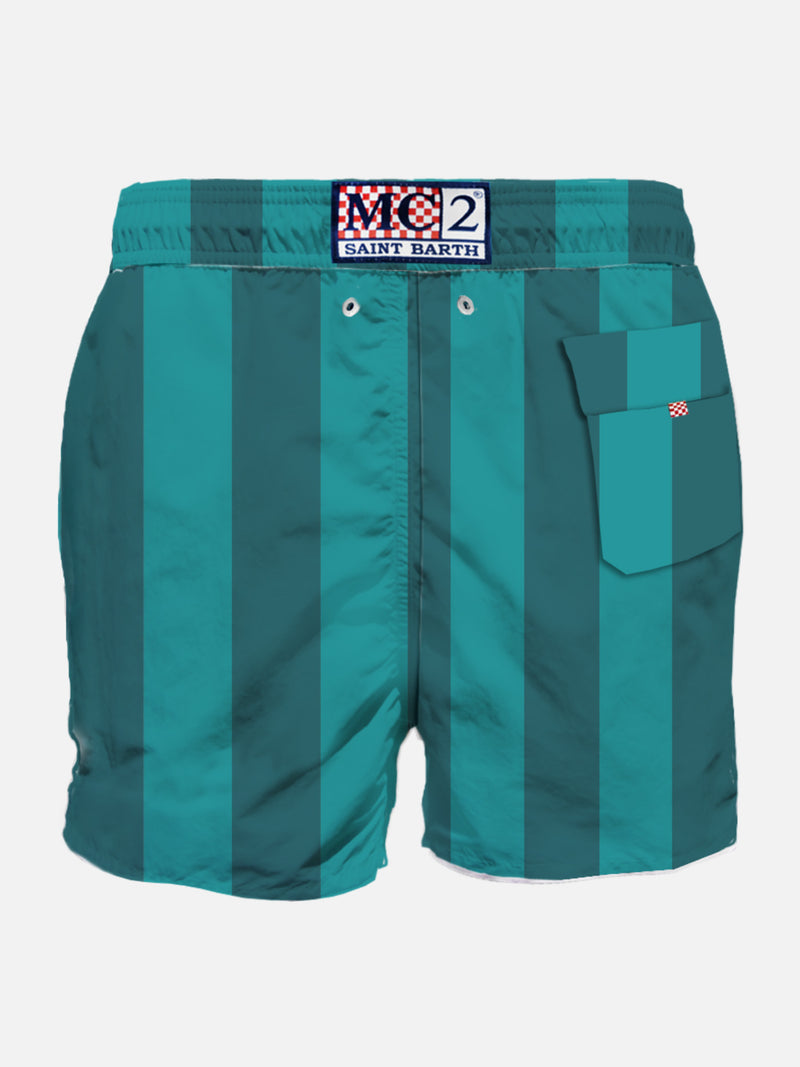 Man classic swim shorts with Portofino gin patch | PORTOFINO DRY GIN SPECIAL EDITION