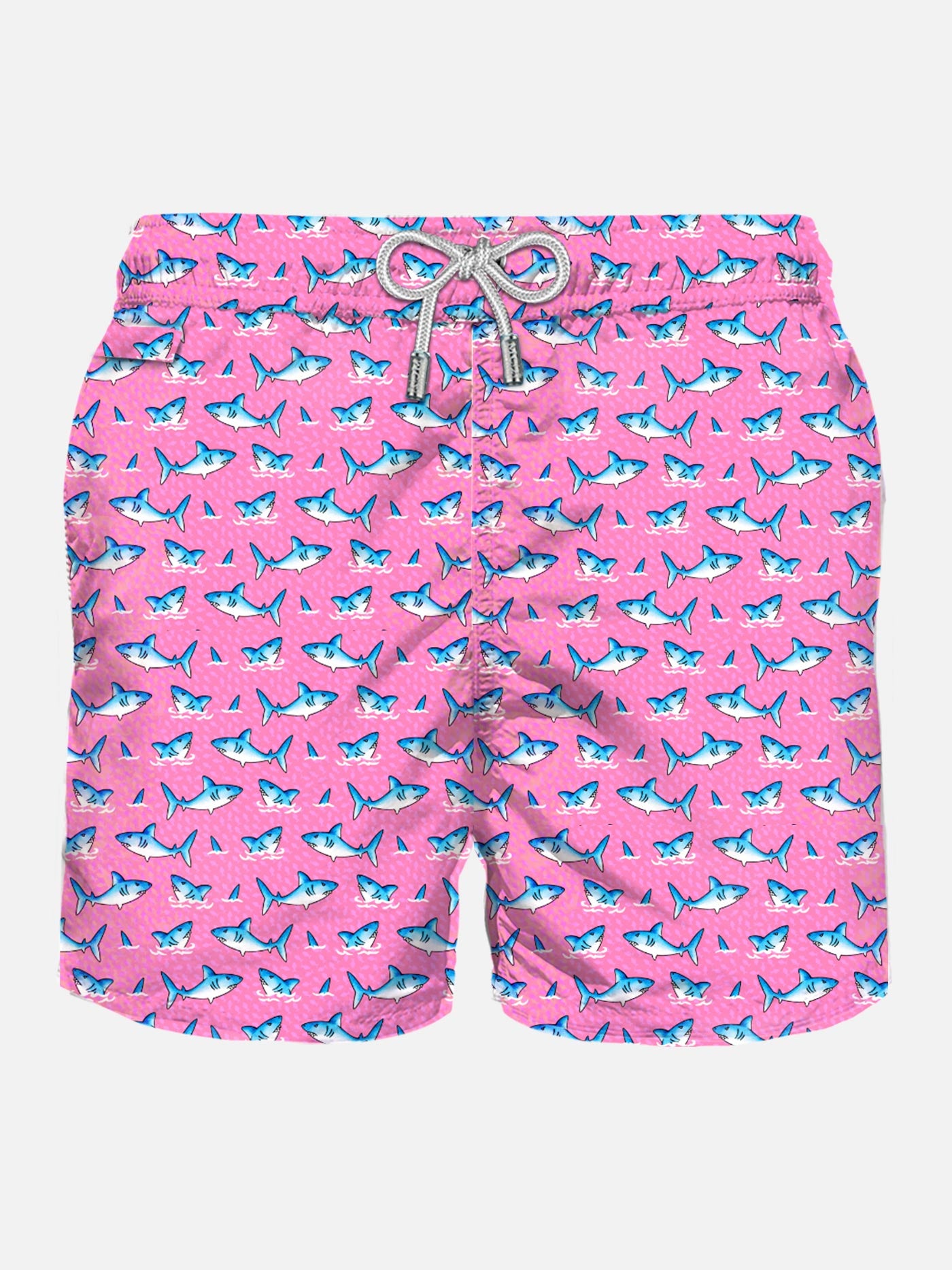Lighting shark print swim shorts