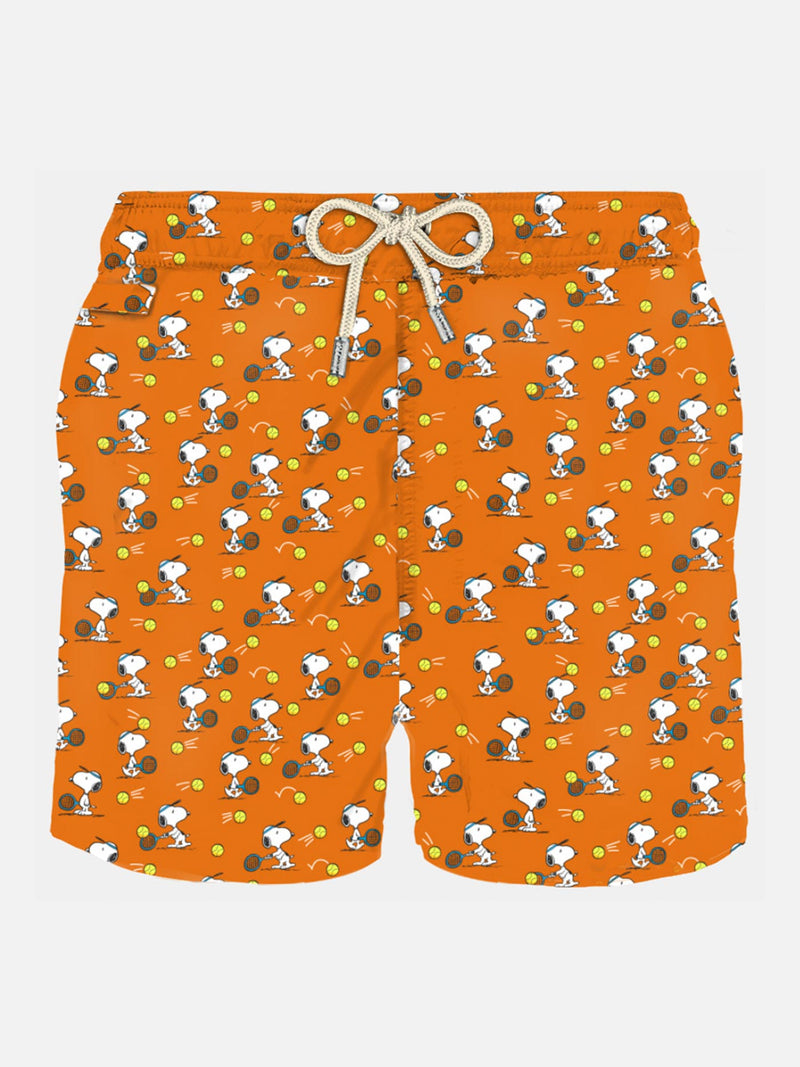 Herren-Badeshorts aus leichtem Stoff mit Tennis-Snoopy-Aufdruck | SNOOPY – PEANUTS™ SONDEREDITION