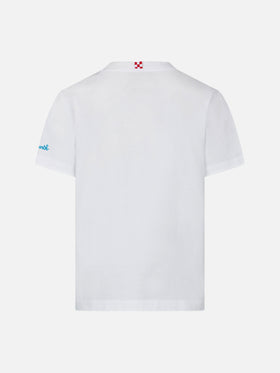 Boy t-shirt with Mykonos embroidery - MC2 Saint Barth