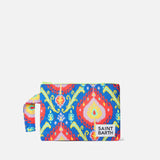 Pareasy-Nylon-Pochette mit Ikat-Print