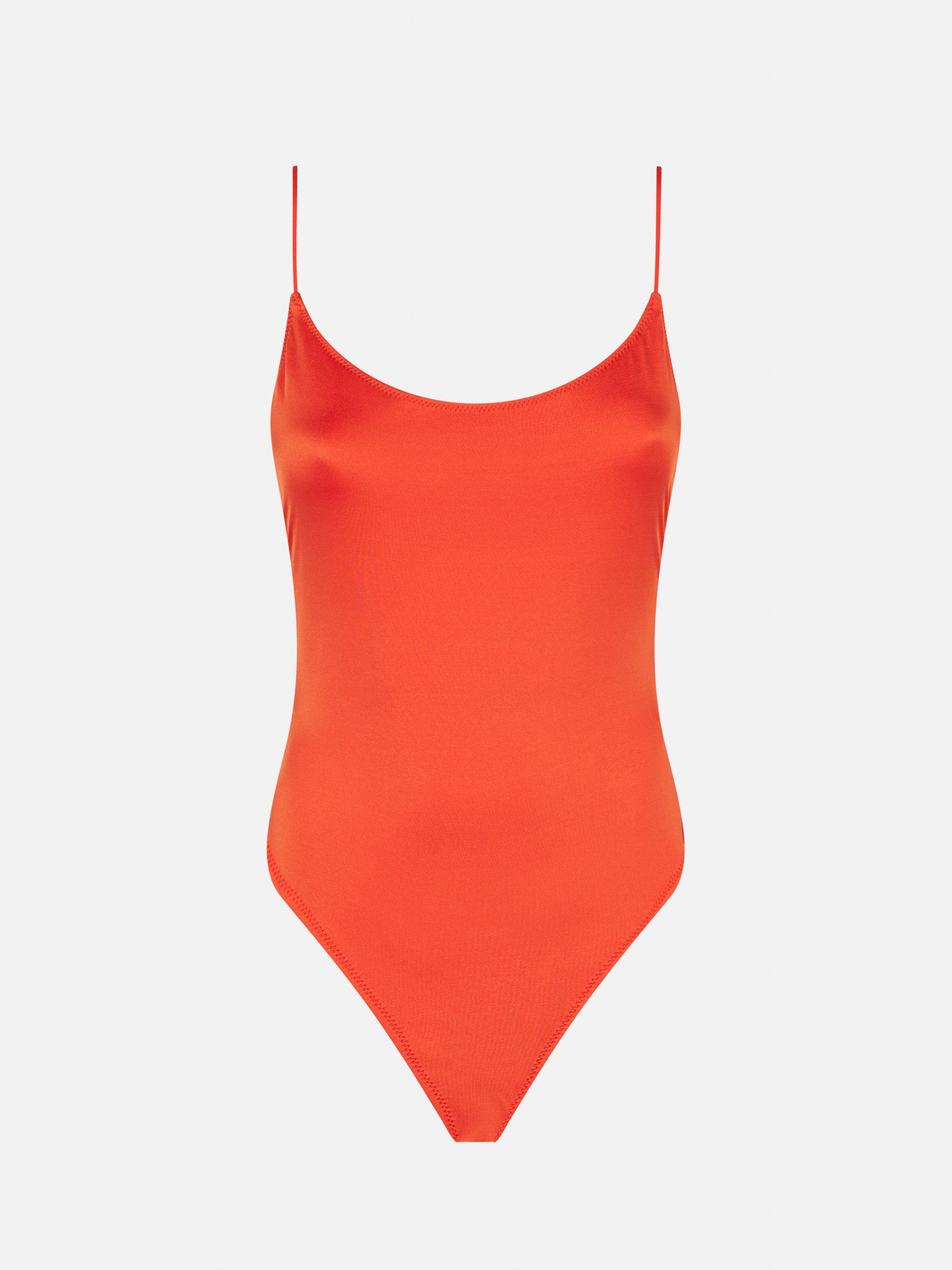 Shiny orange one piece swimsuit - MC2 Saint Barth