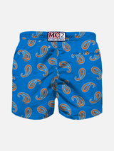 Bluette Jungen-Badeshorts mit Paisley-Print