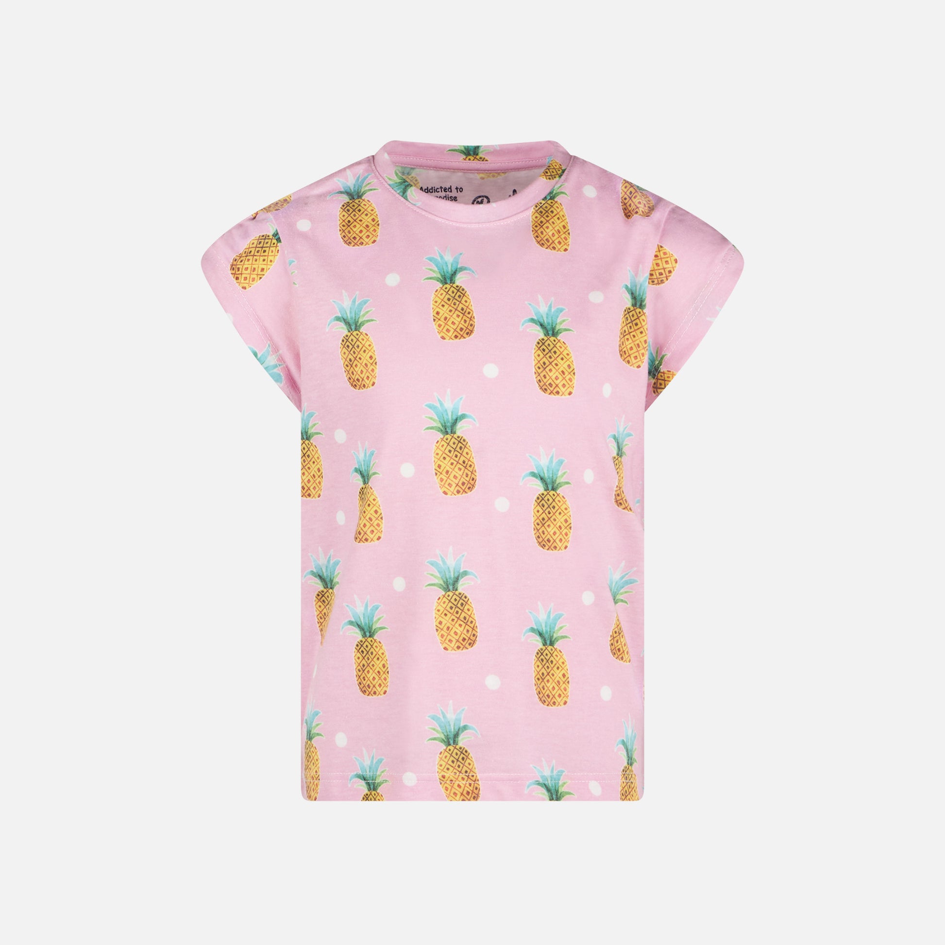 Girll t-shirt with pineapple print - MC2 Saint Barth