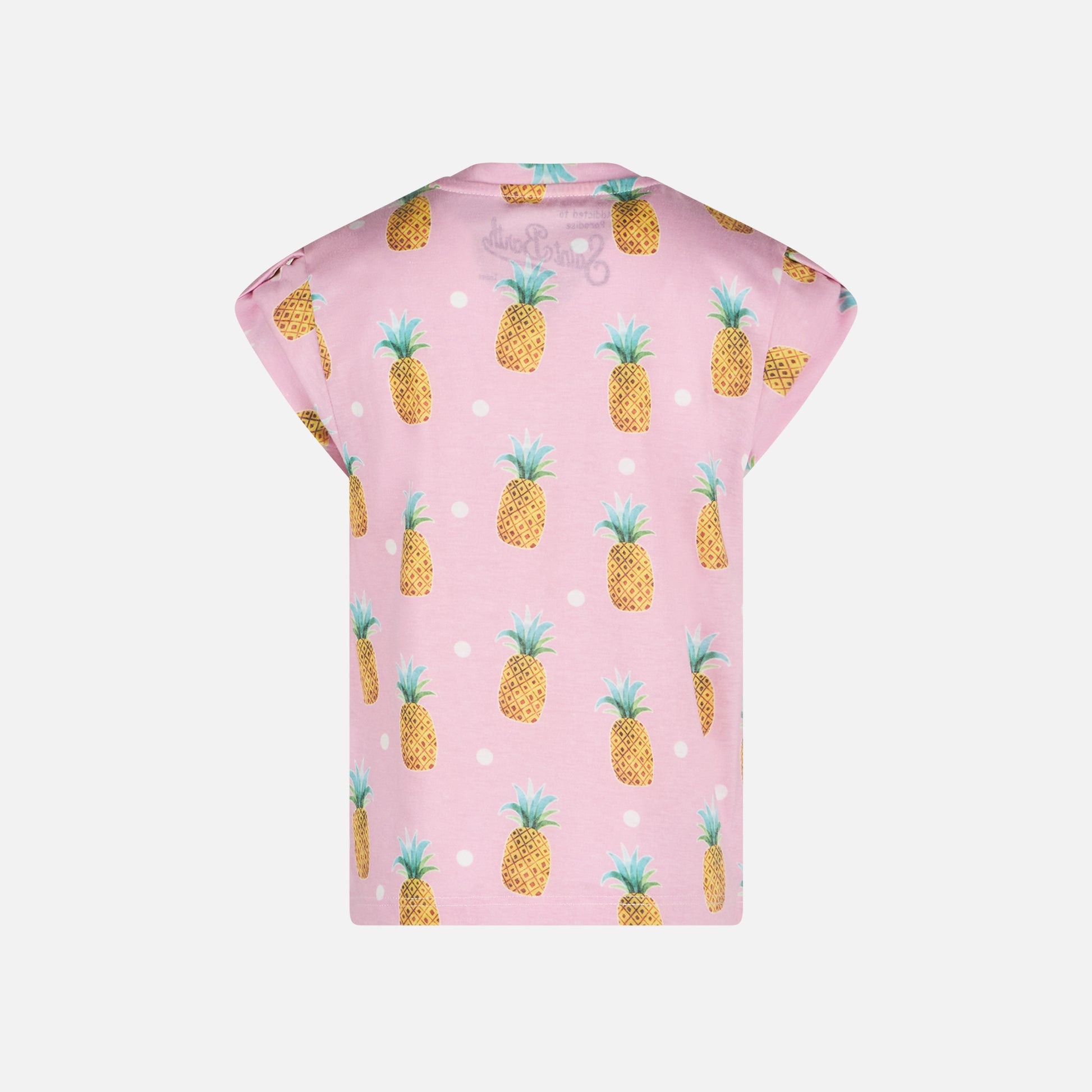Girll t-shirt with pineapple print - MC2 Saint Barth