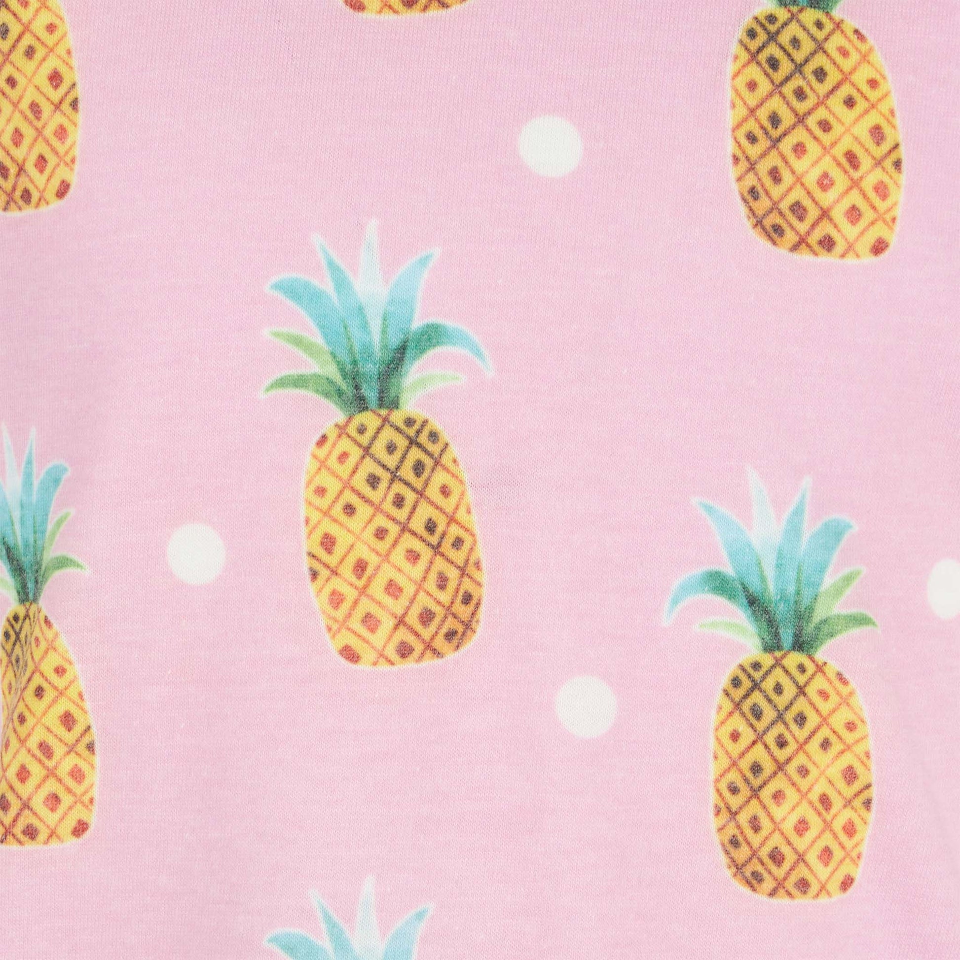 Girll t-shirt with pineapple print - MC2 Saint Barth