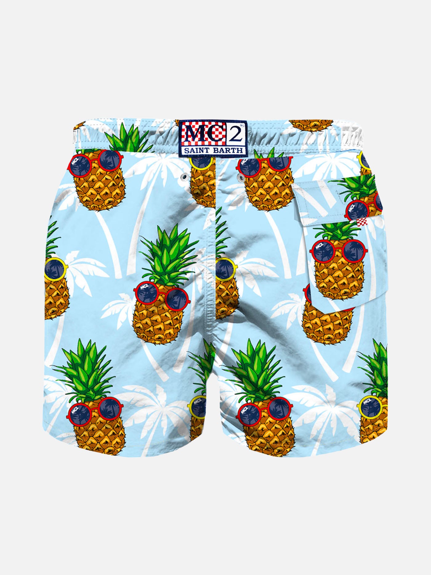 Pineapple print boy swim  shorts