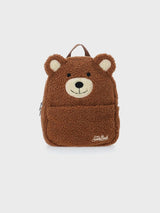 Plush backpack with teddy shape