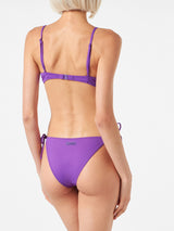 Bikini da donna a bralette viola 