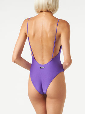 Woman purple one piece swimsuit - MC2 Saint Barth