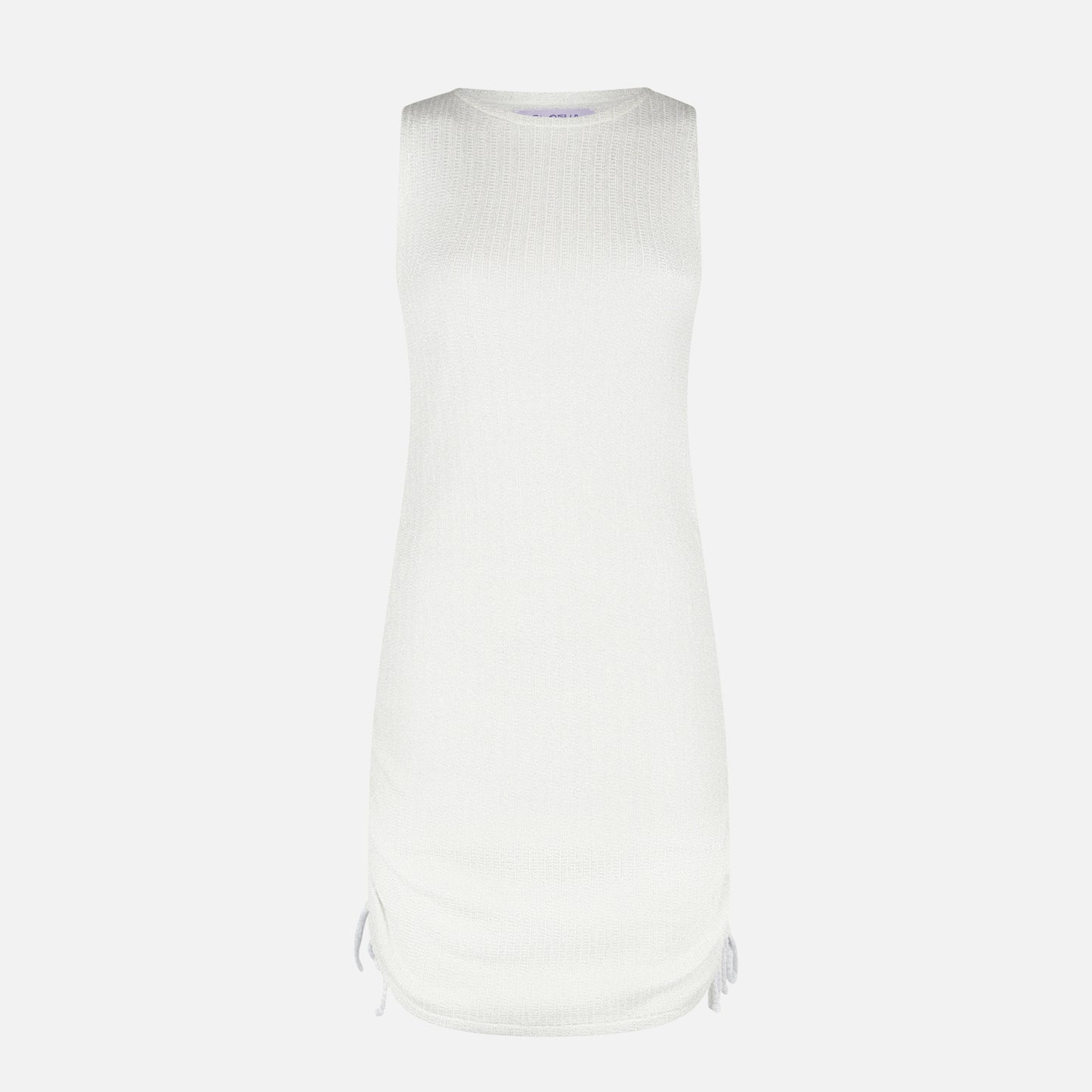 Ribbed sheath dress Jori with drawstring