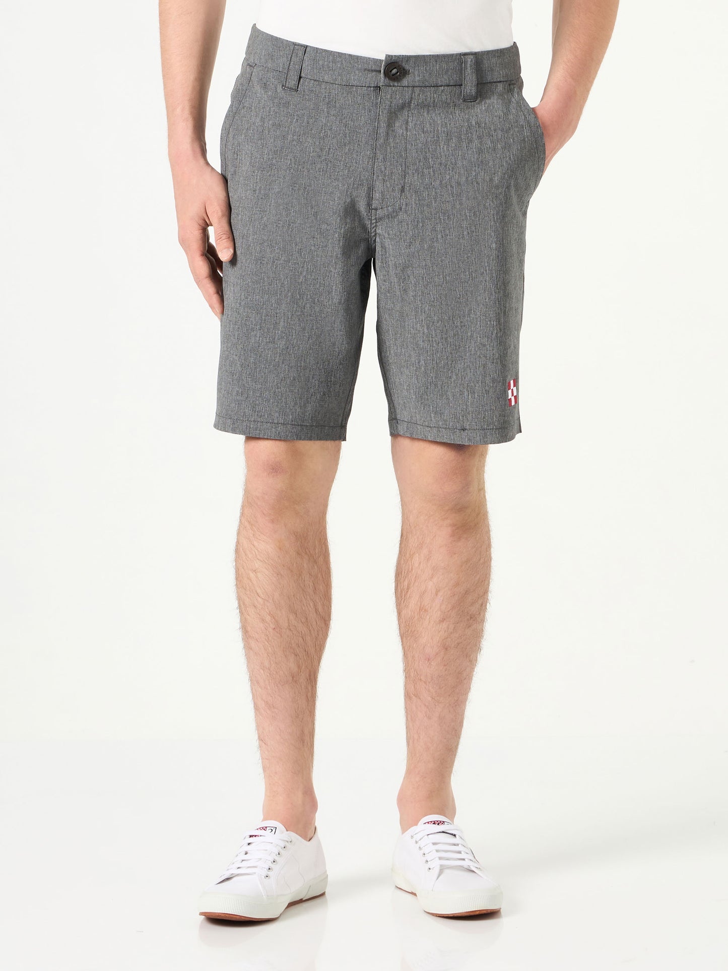 Schwarze Herren-Bermuda aus Ripstop-Stoff
