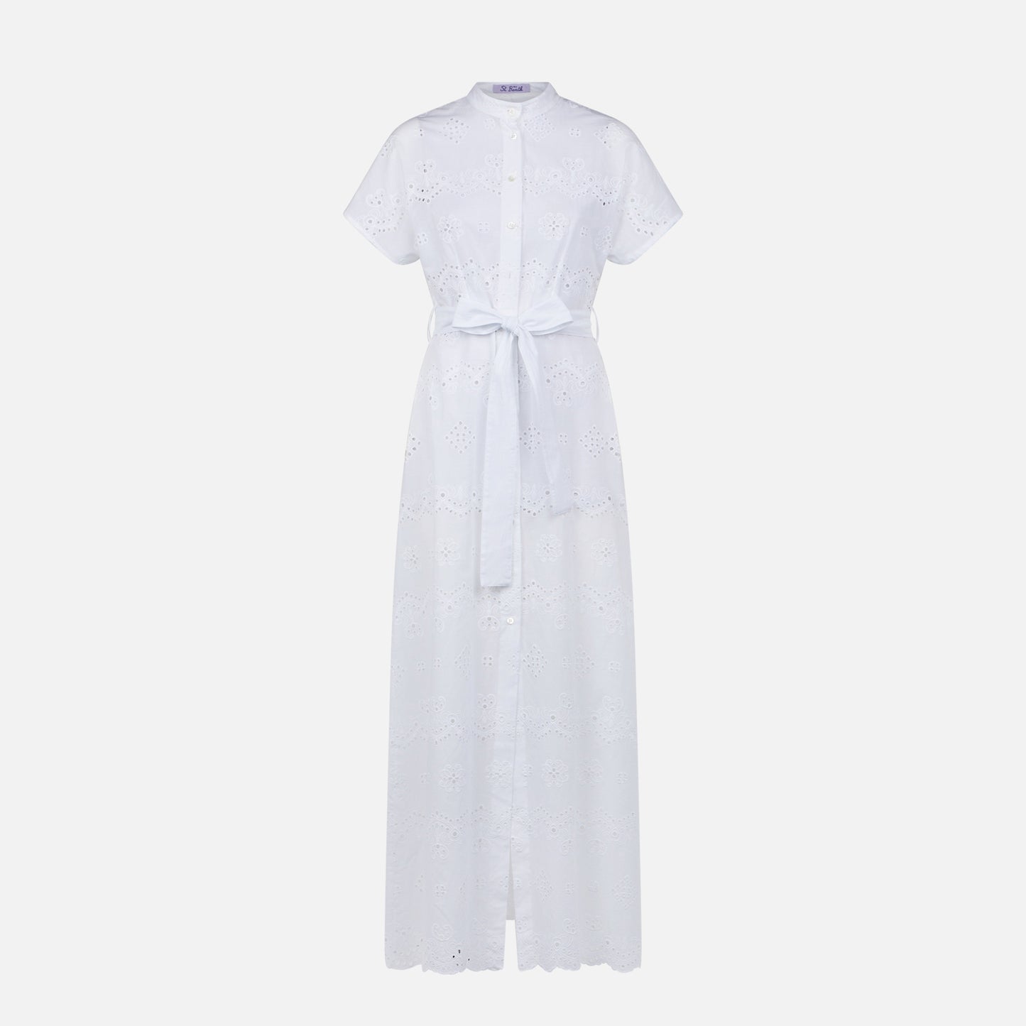Woman white sangallo dress Keira