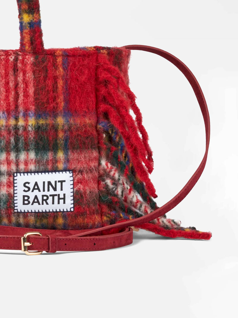 Colette-Deckenhandtasche mit Tartan-Print