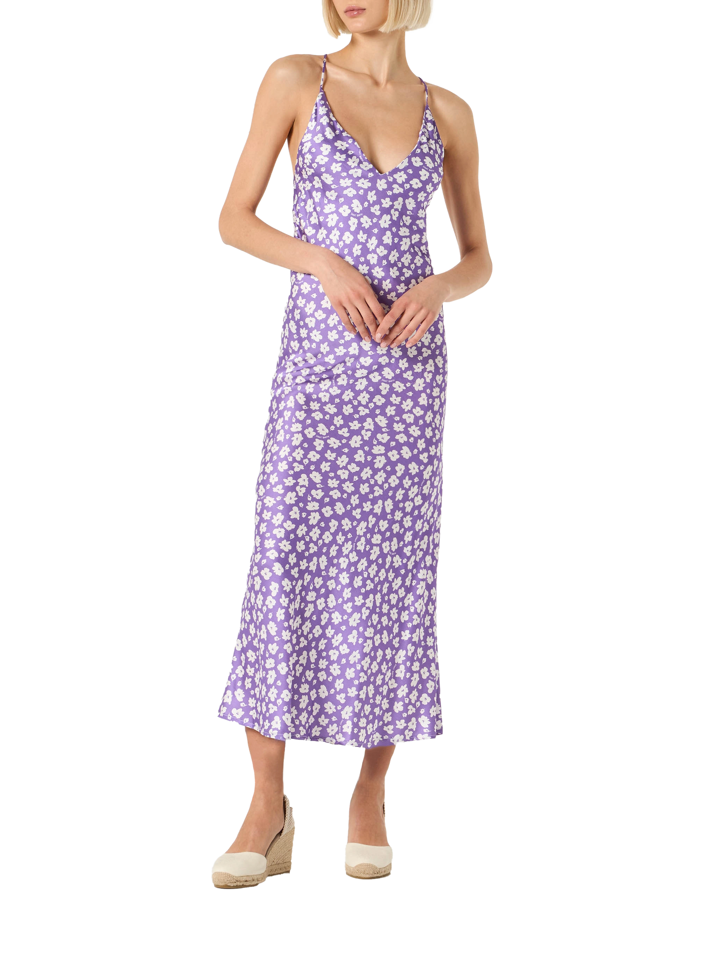 Woman slip dress Eydis with daisy print - MC2 Saint Barth