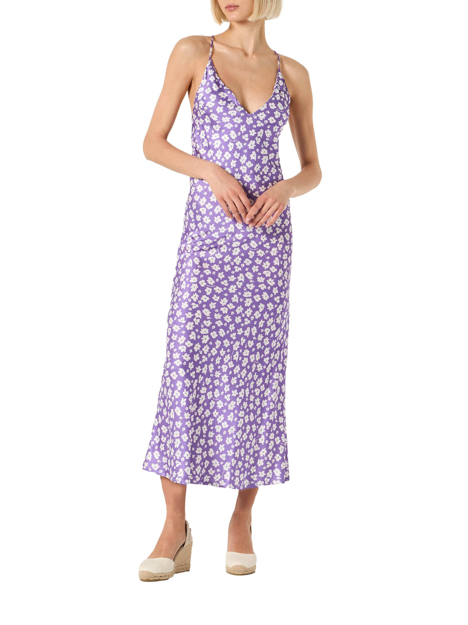 Woman slip dress Eydis with daisy print - MC2 Saint Barth