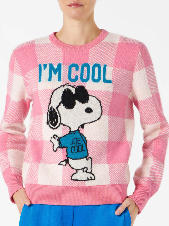 Maglione da donna con jacquard Snoopy I'm Cool | SNOOPY - EDIZIONE SPECIALE PEANUTS™