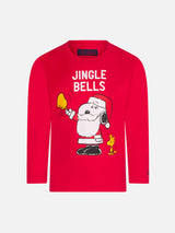 T-shirt da bambino stampa Snoopy Jingle Bells |Peanuts© Special Edition