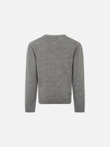 Snowboard is dead grey boy sweater