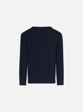 Boy crewneck sweater with car print - MC2 Saint Barth