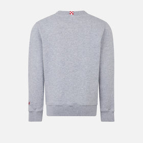 Graues Jungen-Sweatshirt mit Rundhalsausschnitt und Spiderman-Aufdruck | MARVEL-SONDERAUSGABE