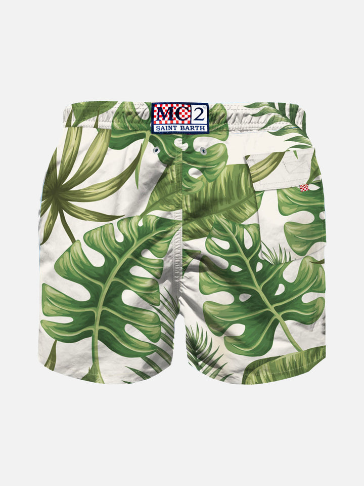 Tropical print boy swim shorts - MC2 Saint Barth