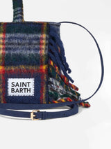 Colette blanket handbag with tartan print