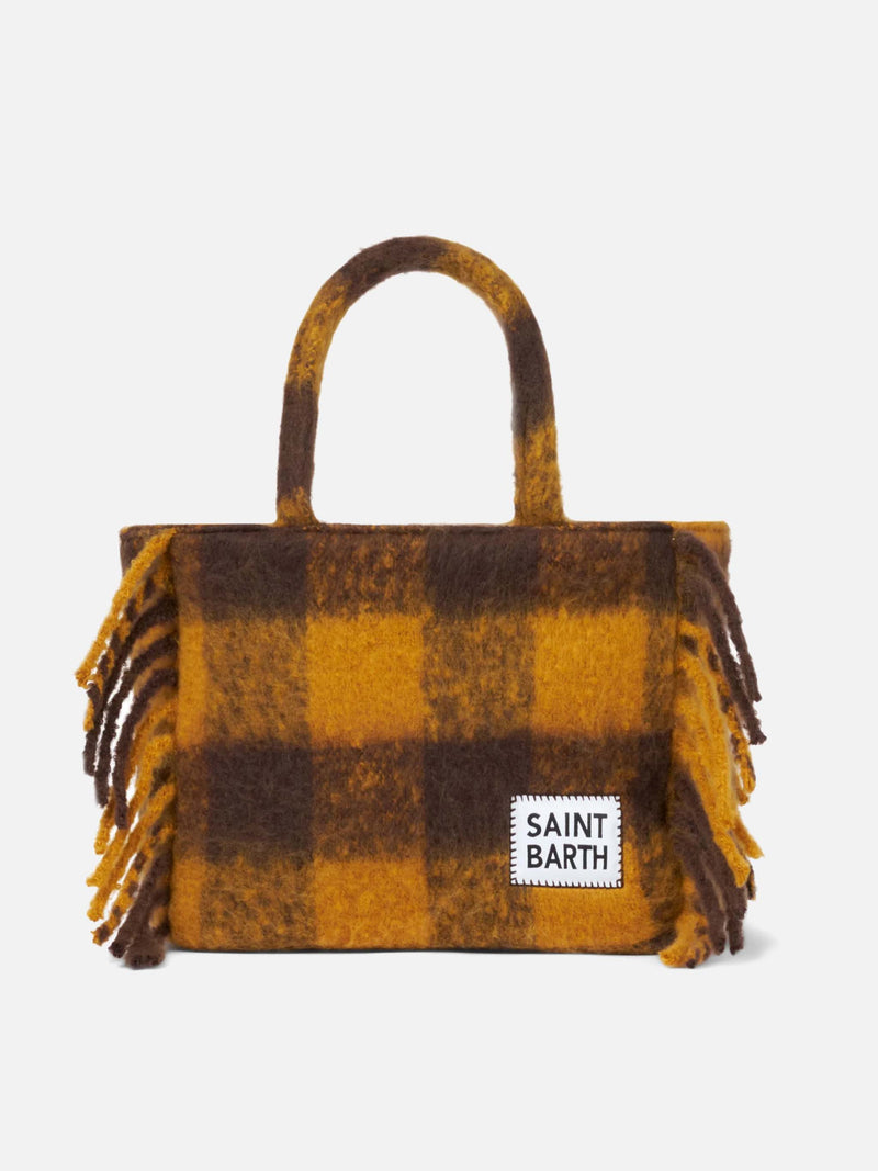 Colette blanket handbag with gingham print