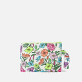 Pareasy-Nylon-Pochette mit Blumendruck