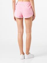 Woman pink terry shorts with piping | MELISSA SATTA SPECIAL EDITION