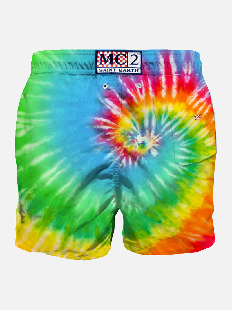 Costume da bagno da uomo fluo tie dye