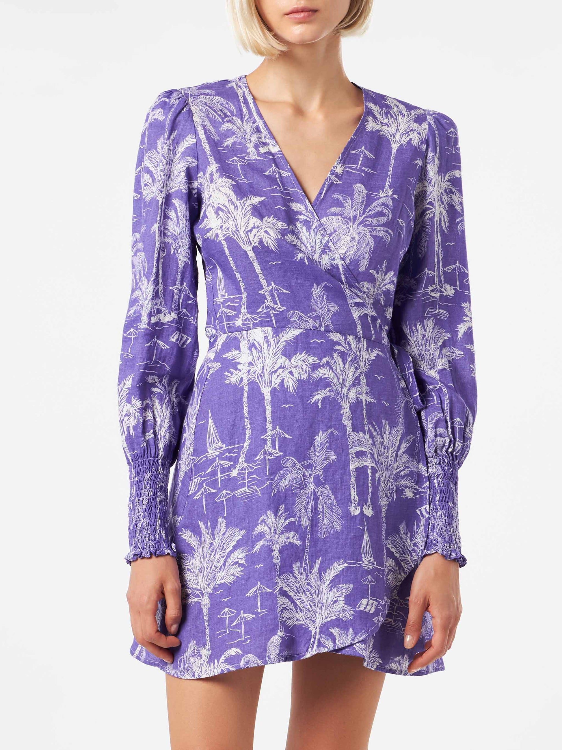 purple toile dress SARAH DRESS IN LOUISIANA TOILE XL