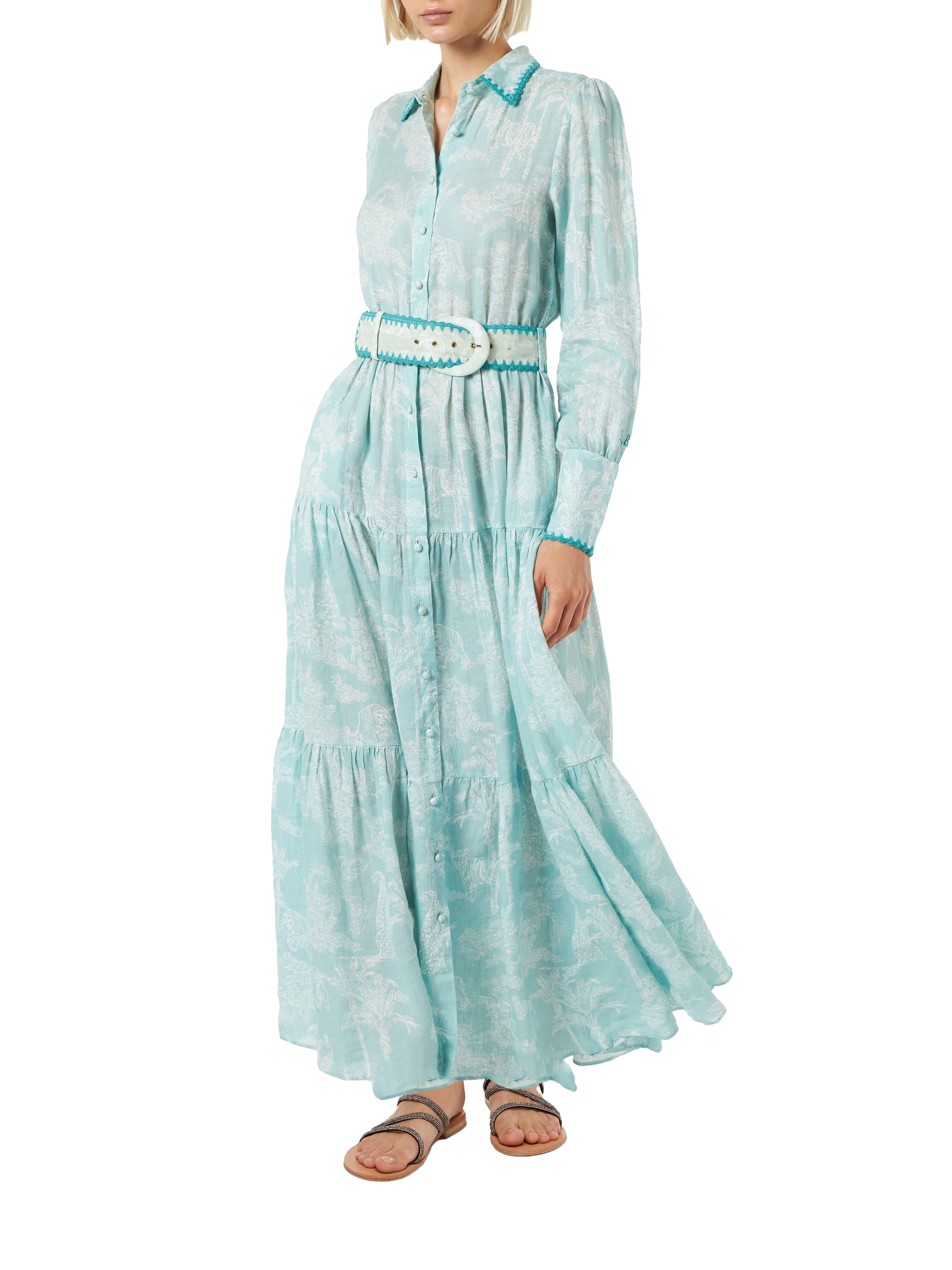 Woman linen long dress - MC2 Saint Barth