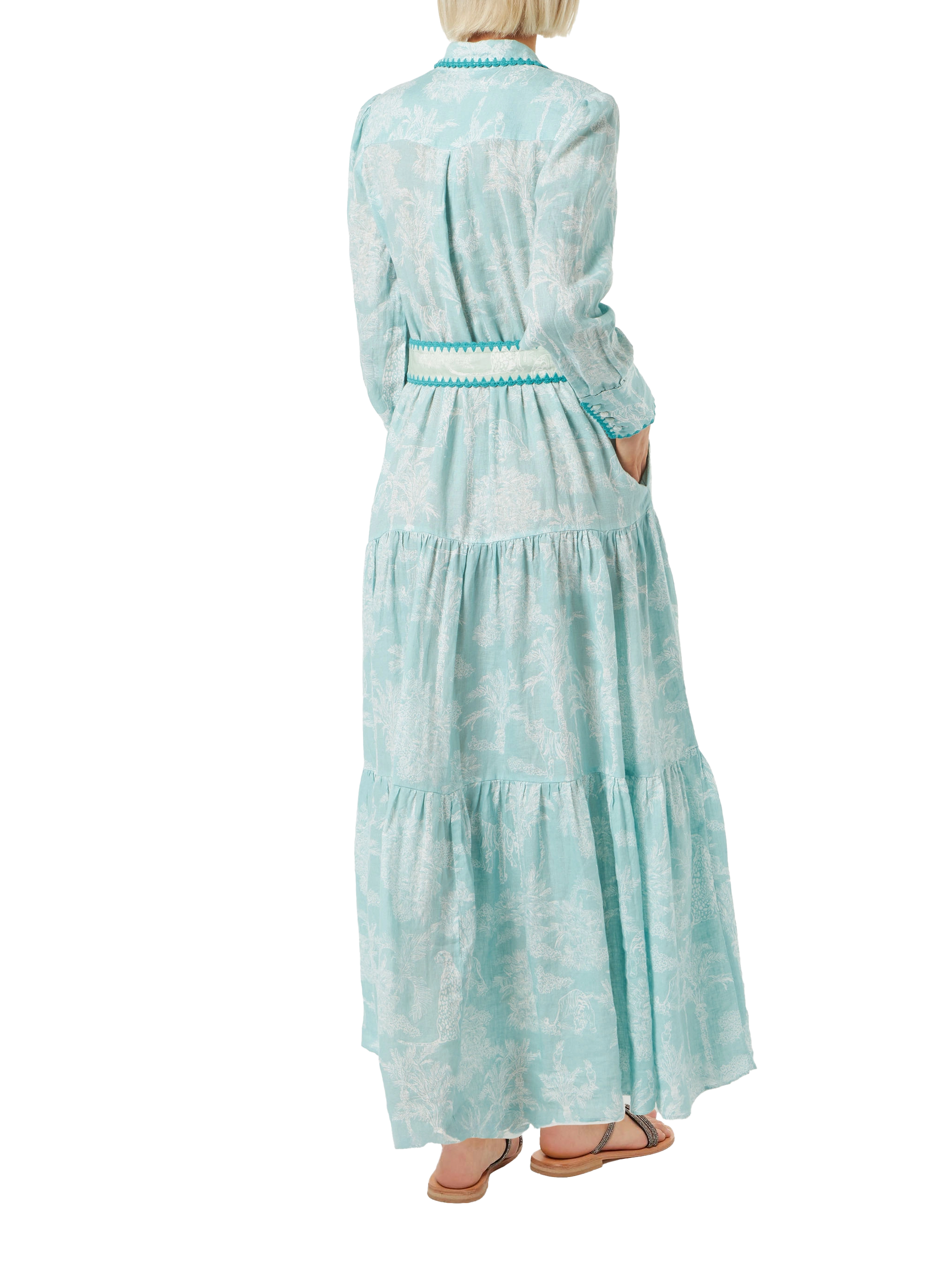 Woman linen long dress - MC2 Saint Barth