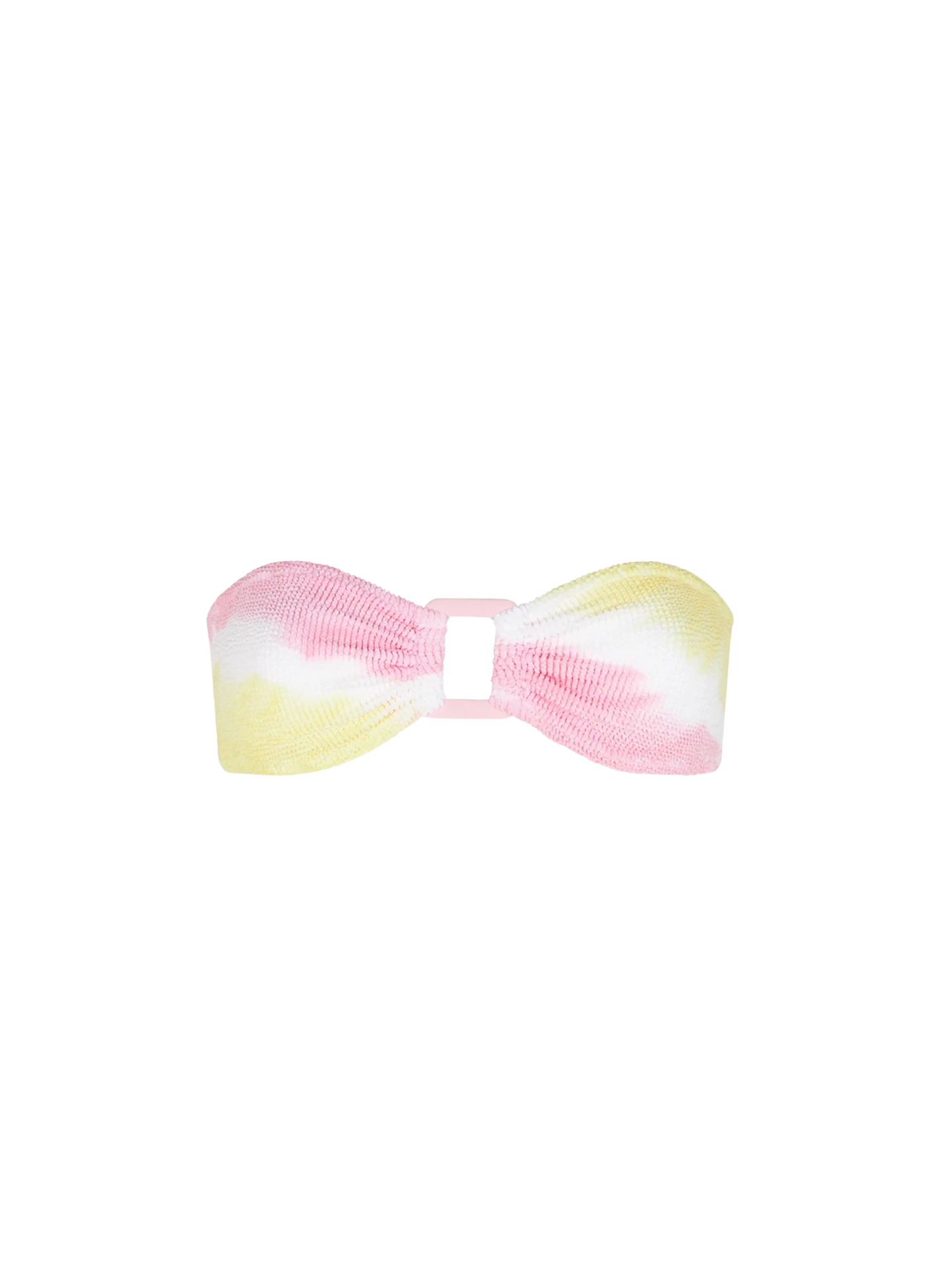 Crinkle tie dye bandeau top