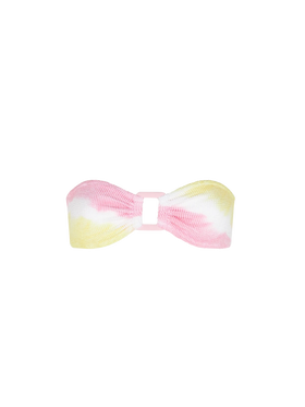 Crinkle tie dye bandeau top