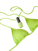 Bikini da donna a triangolo verde lime