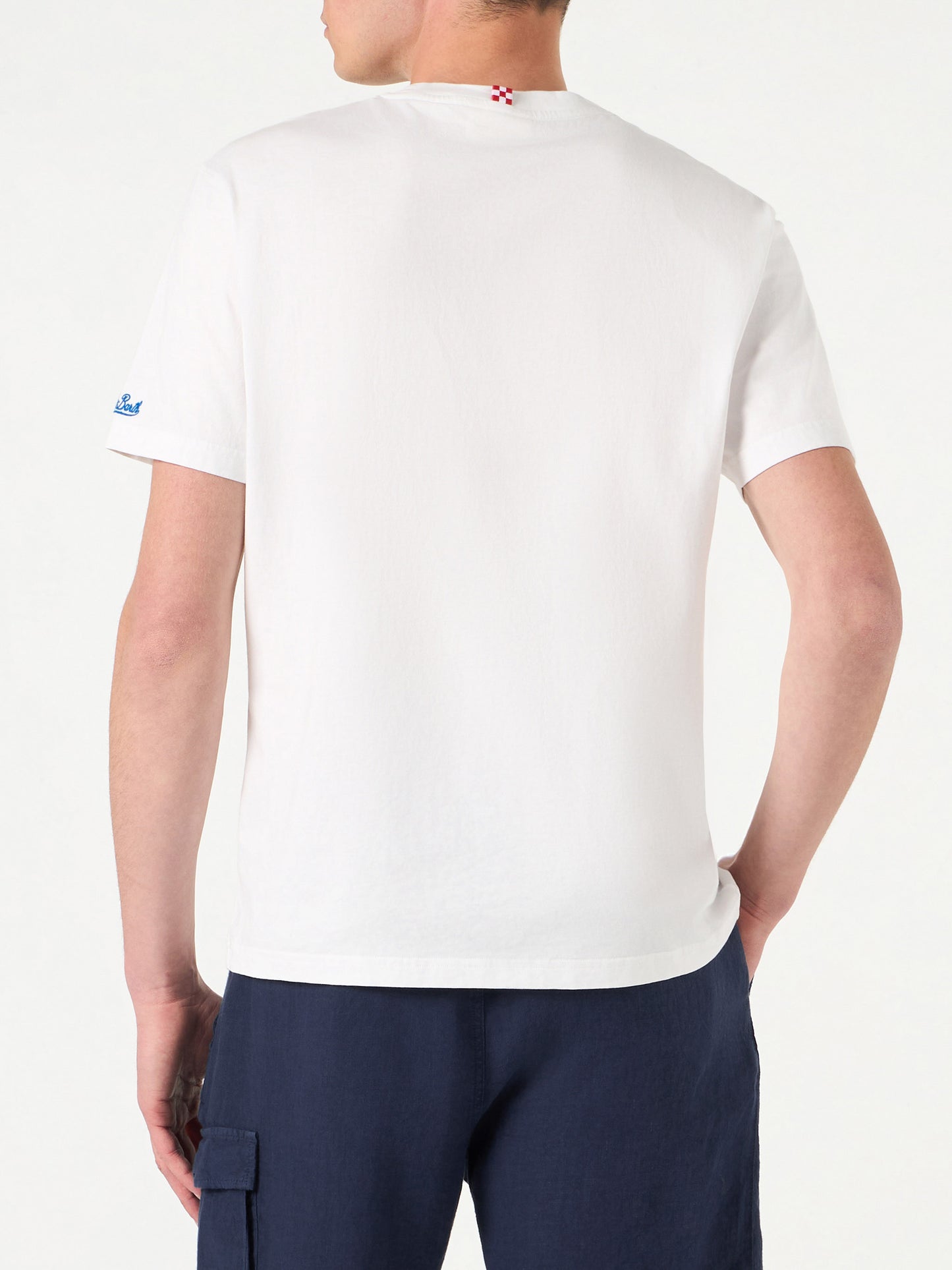 Man cotton t-shirt with Gin Tonic print