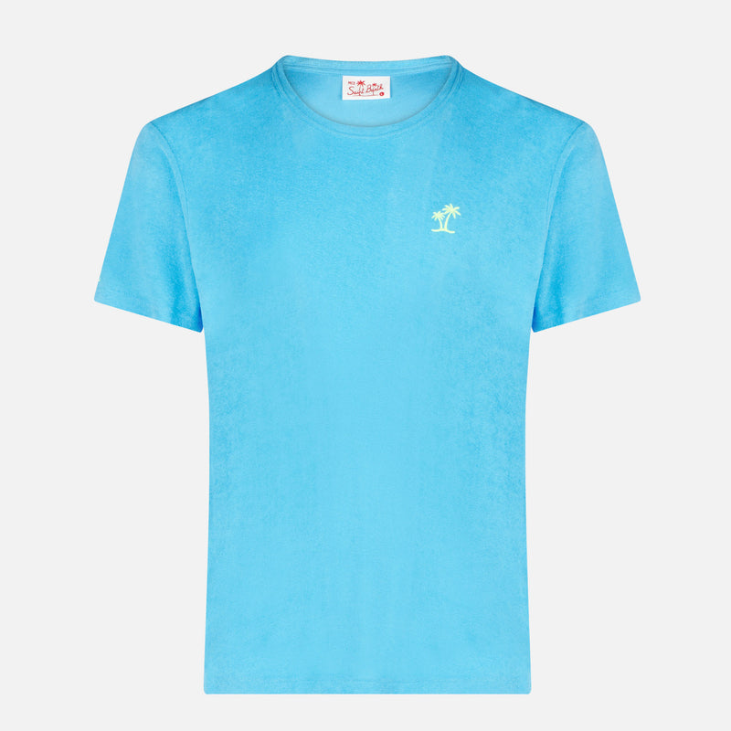 Man terry bluette t-shirt with pocket