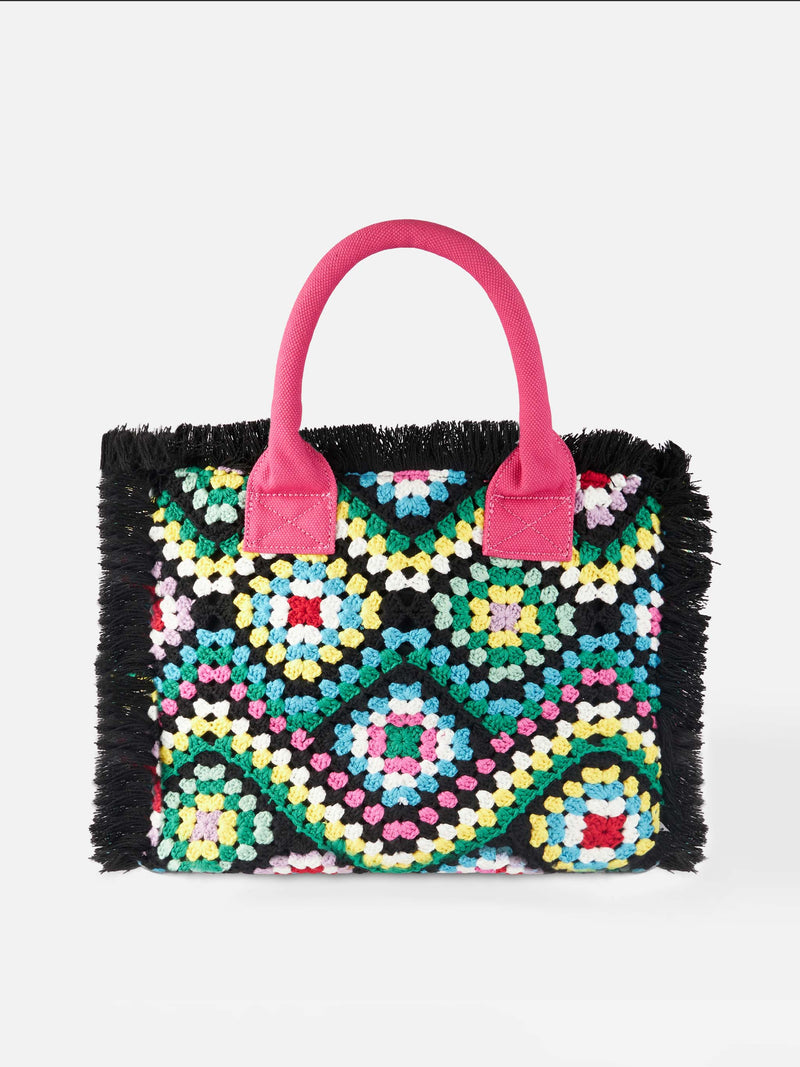 Vanity crochet shoulder bag