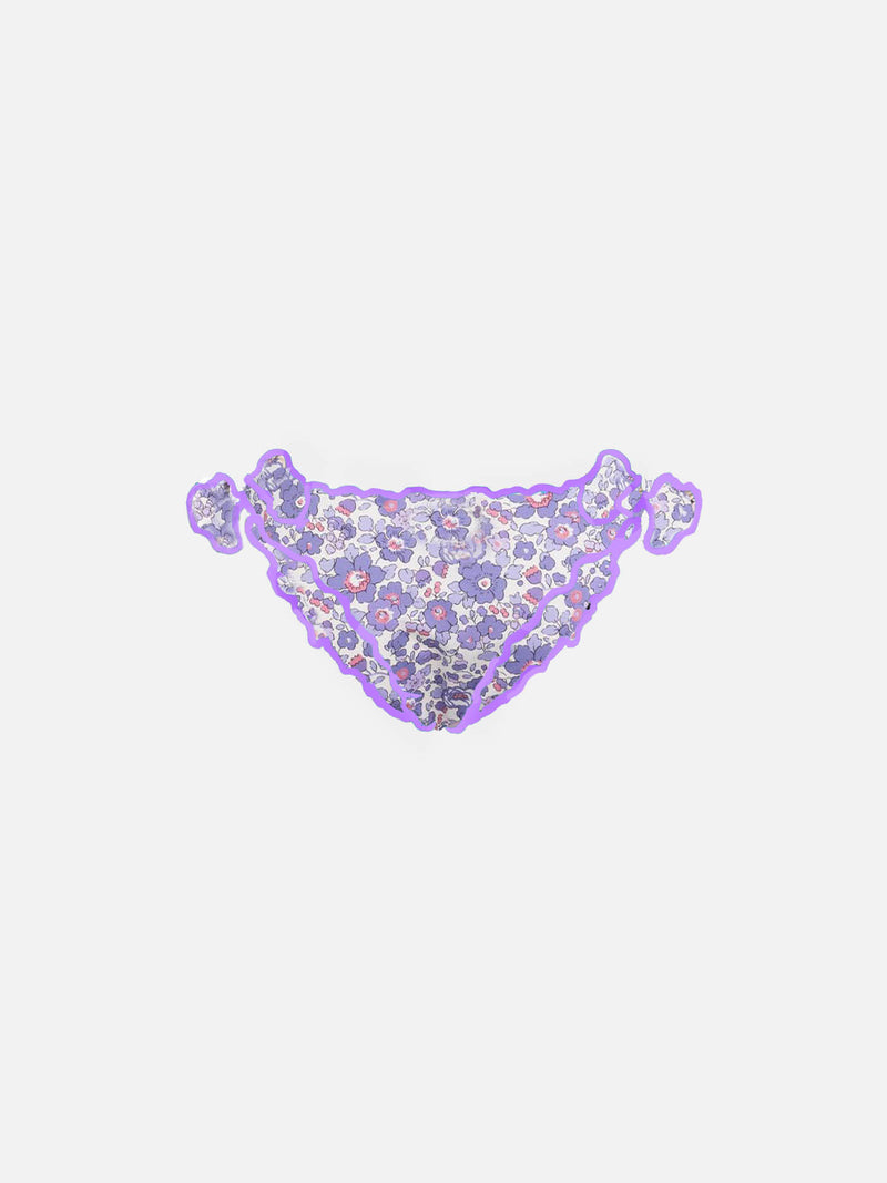 Slip da bagno classico da bambina con stampa Betsy | REALIZZATO CON TESSUTO LIBERTY