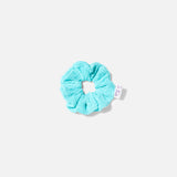 Wassergrünes Crinkle-Scrunchie