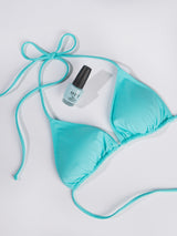 Bikini da donna a triangolo verde acqua