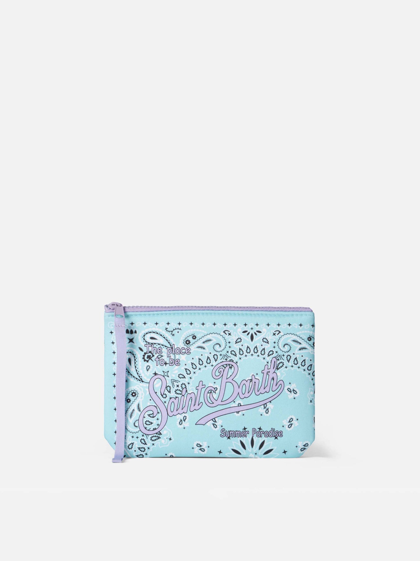 Aline water green scuba pochette