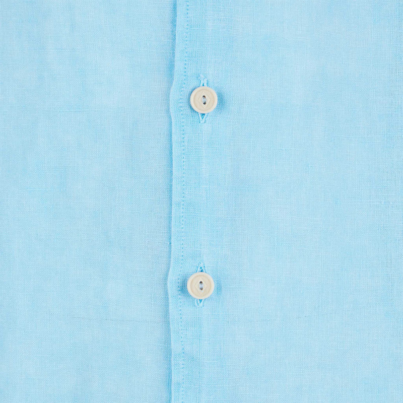 Water color light blue kid linen shirt Agnes