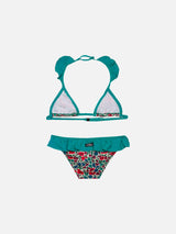 Girl triangle bikini  | Made with Liberty fabric