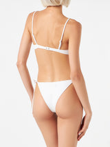 Bikini da donna a bralette bianco 